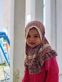 Portrait of a smiling girl