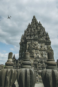 Low angle view of historical building against sky