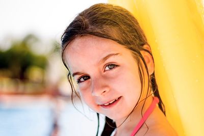 Close-up portrait of girl