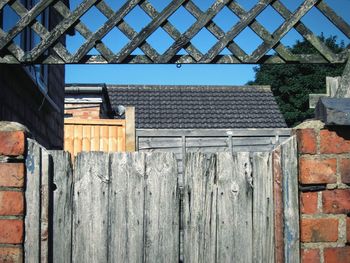 Low angle view of roof