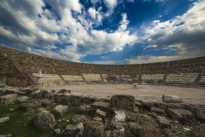 Remains of the city of salamis ancient theater