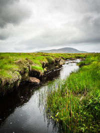 Scenic view of river against sky