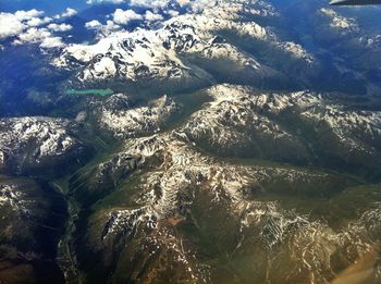 Scenic view of mountains
