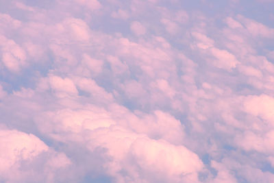 Low angle view of clouds against sky during sunset