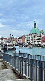 Buildings in city against sky