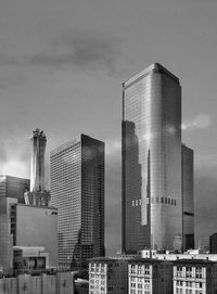 Low angle view of buildings against sky