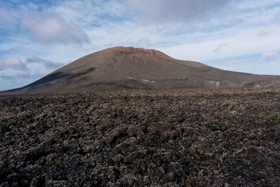 Volcano in the heart of lanzarote
