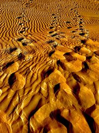 Full frame shot of sand