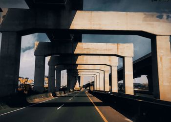 Low angle view of bridge