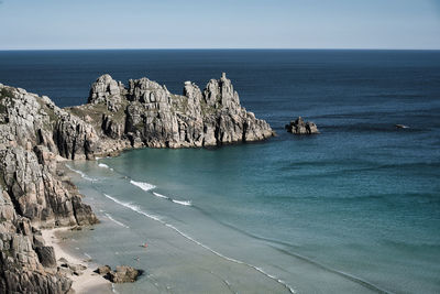 Porthcurno beach