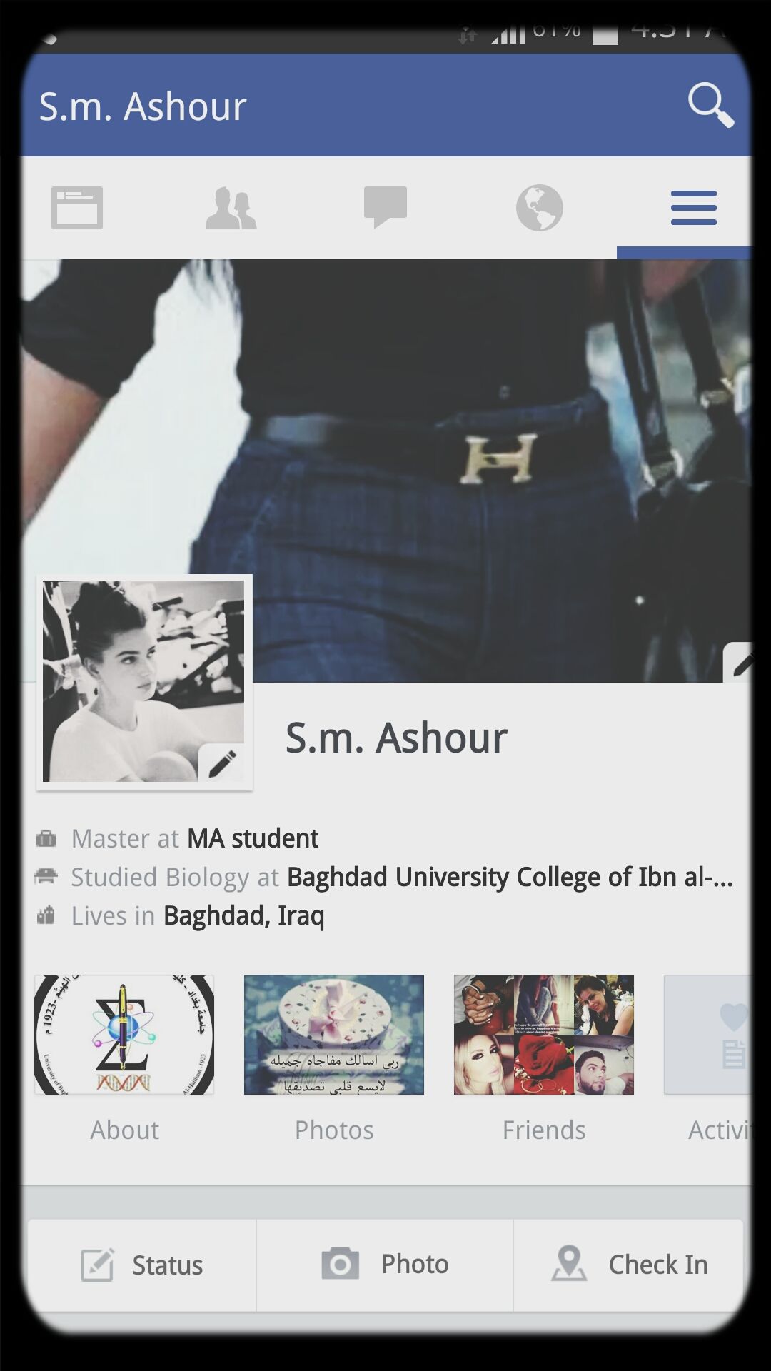 My faceBook