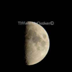 Close-up of moon at night