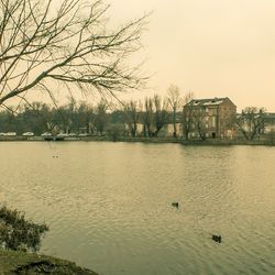 River with buildings in background