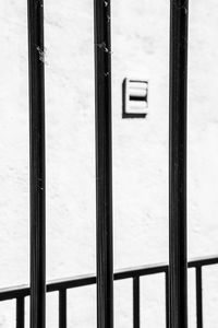 Full frame shot of window on wall