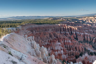 View of rock formations