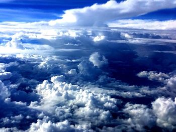 Clouds over landscape