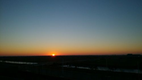 Scenic view of sunset