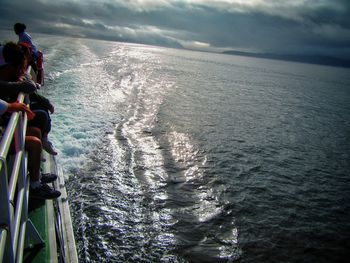 View of calm sea against the sky