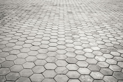 Full frame shot of cobblestone street