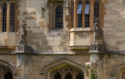 Low angle view of old building