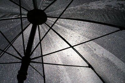 Full frame shot of wet tiled floor