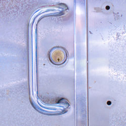 Close-up of door handle