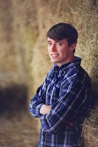 Portrait of a smiling young man