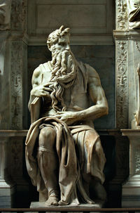 Low angle view of statue