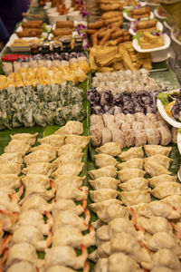 Full frame shot of food for sale