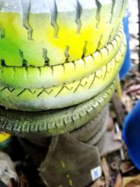 High angle view of cupcakes