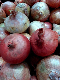 Full frame shot of pumpkins for sale in market