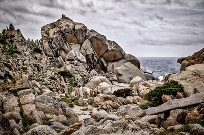 Rocks at the coast of sardenia