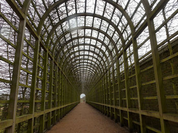 View of empty tunnel