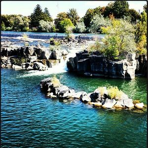 Scenic view of river