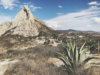 Panoramic view of landscape against sky