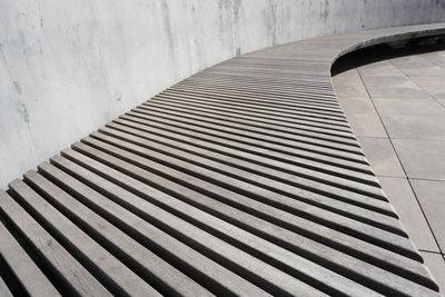 Surface level of boardwalk