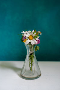 Close-up of vase on table