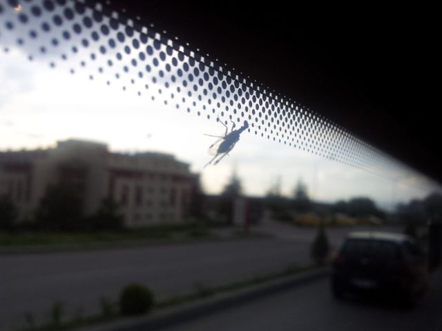 transportation, mode of transport, car, land vehicle, sky, built structure, road, architecture, on the move, selective focus, focus on foreground, window, city, transparent, building exterior, glass - material, street, vehicle interior, travel, indoors