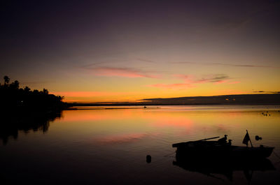 Scenic view of sunset sky