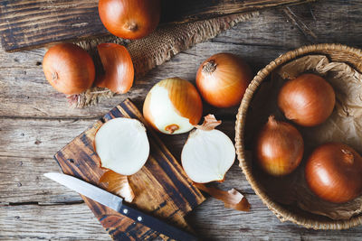 Close-up of fruits on table