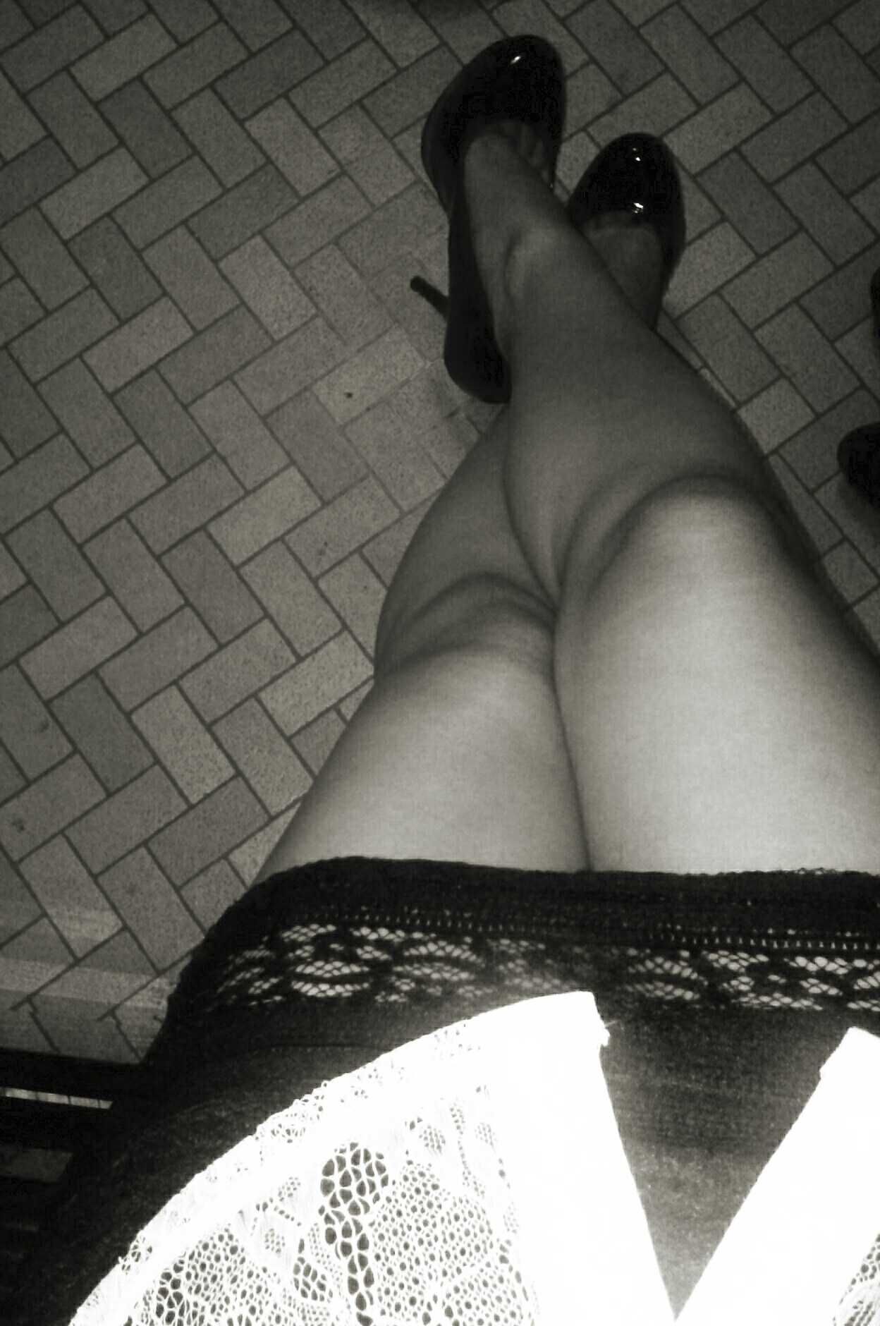 Heels & skirt