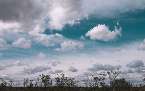 Scenic view of cloudy sky