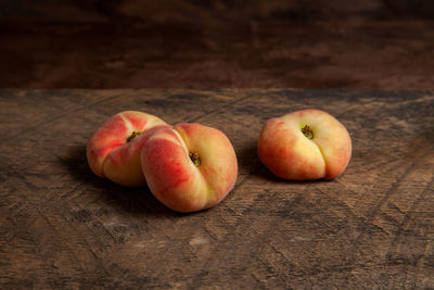 Close-up of apple on table