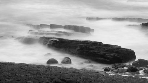 Panoramic view of sea against sky