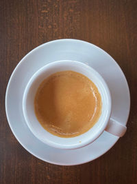 Close-up of coffee on table