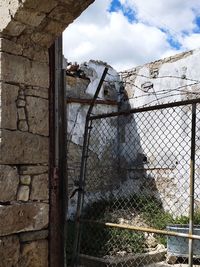 Exterior of built structure