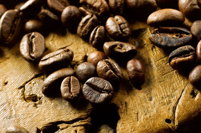 Detail shot of coffee beans