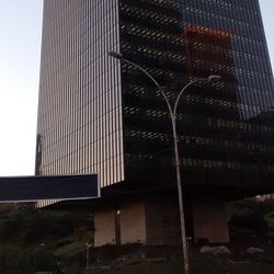 Low angle view of modern building