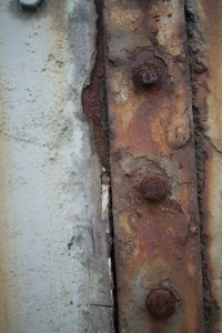 Full frame shot of rusty metal