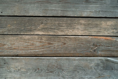 Full frame shot of old wooden floor